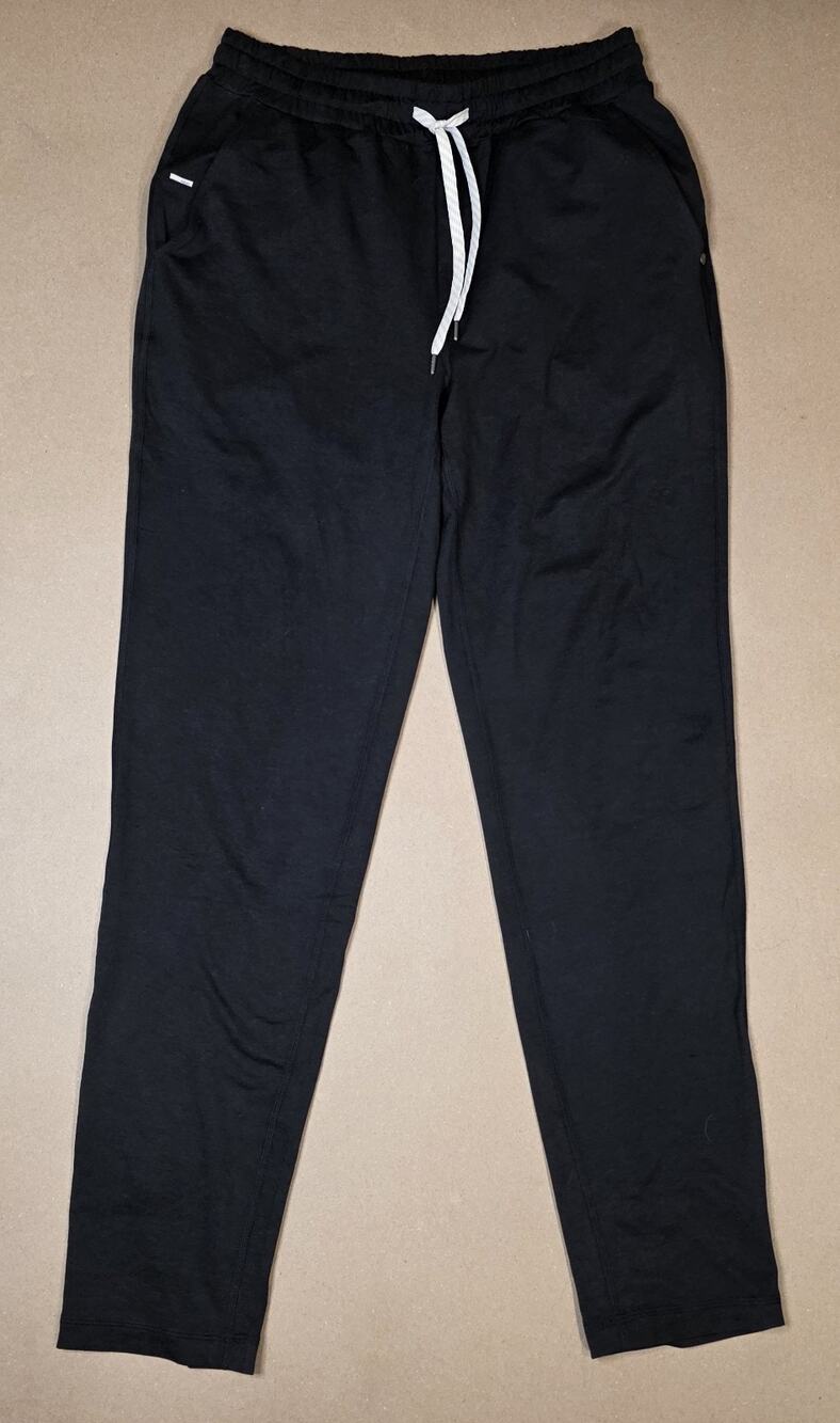 Vuori Ponto Performance Pants Mens Medium Black Lounge Sweatpants Stretch V418